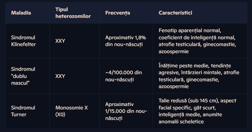 Tabel rezultate monohibridare